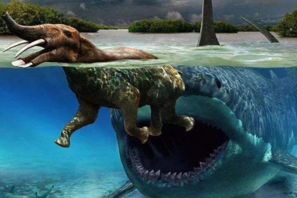 大白鲨的祖先是什么动物?巨齿鲨咬合力堪比霸王龙