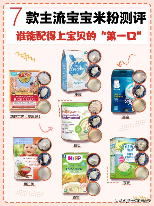 宝宝第一口米粉吃什么样的 七款主流宝宝第一口米粉辅食测评(1)